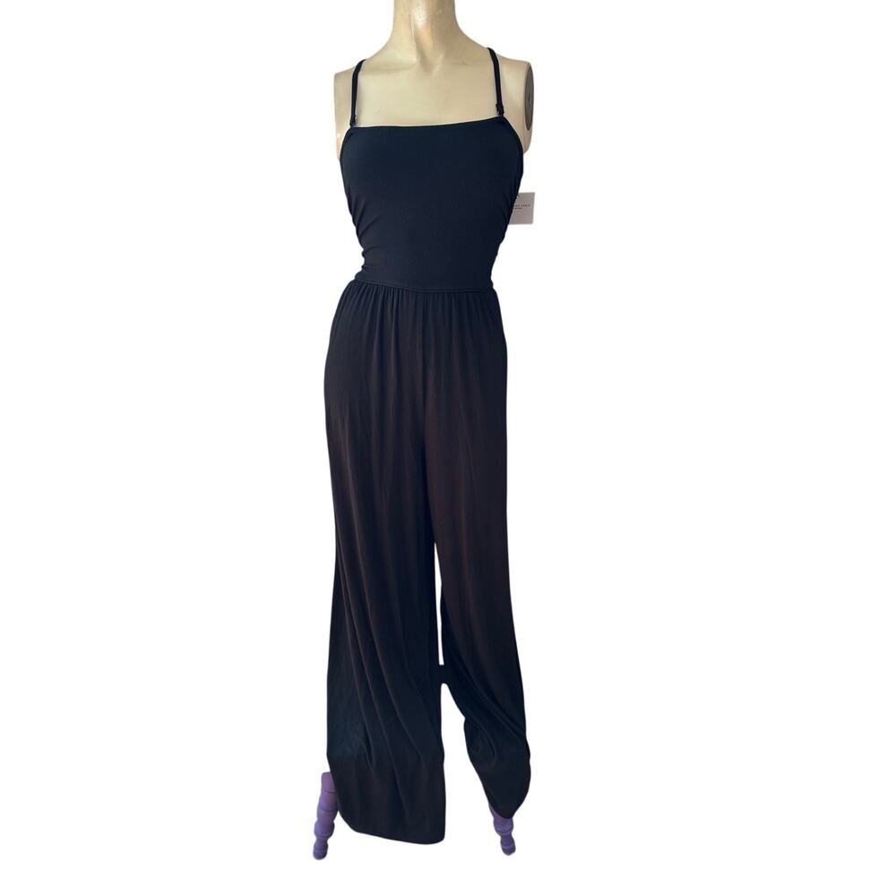 American Eagle one piece wide leg spaghetti strap jumpsuit size med - Picture 14 of 16